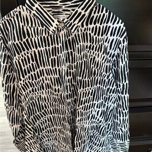 Chico's Monochrome Patterned women’s shirt/tunic